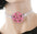 Clear PVC Pentagram Choker