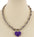 Rope Chain Multi Link Heart Padlock Pendant Choker