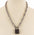 Copy of Rope Chain Multi Link Square Padlock Pendant Choker