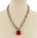 Copy of Rope Chain Multi Link Square Padlock Pendant Choker