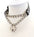 DOUBLE CHAIN HEART LOCK CHOKER