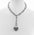 Hanging Lock Rope Chain Multi Link Heart Padlock Pendant Choker