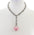 Hanging Lock Rope Chain Multi Link Heart Padlock Pendant Choker