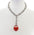 Hanging Lock Rope Chain Multi Link Heart Padlock Pendant Choker