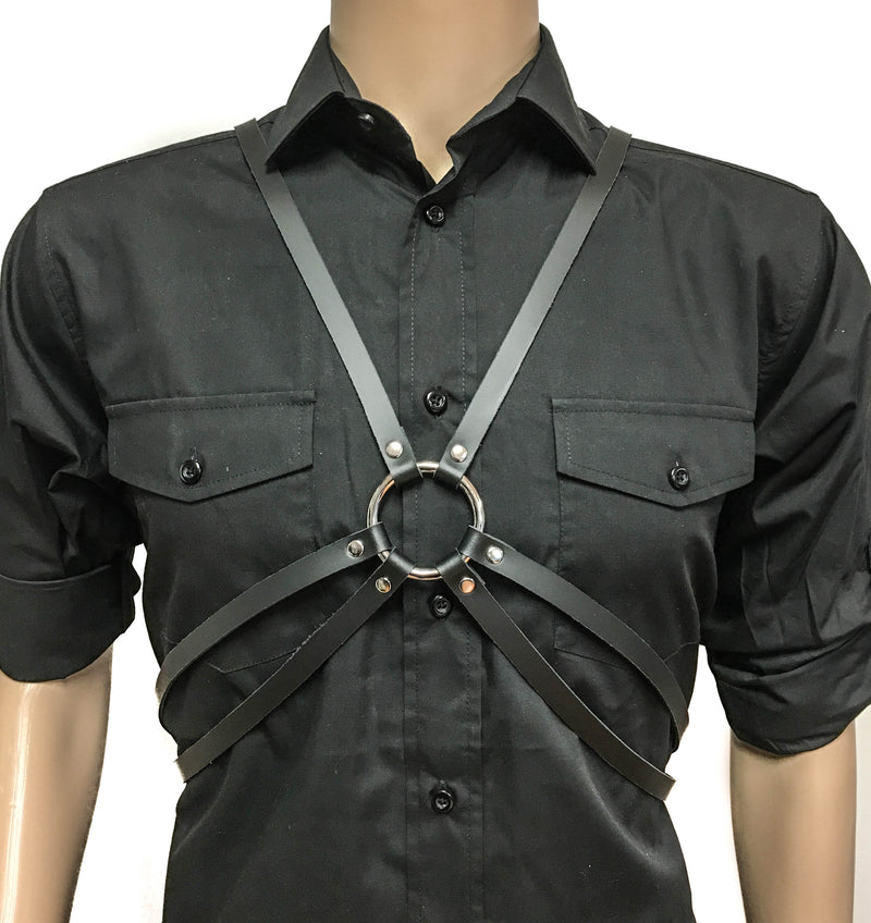 6 Thin Strap Casual Leather Harness