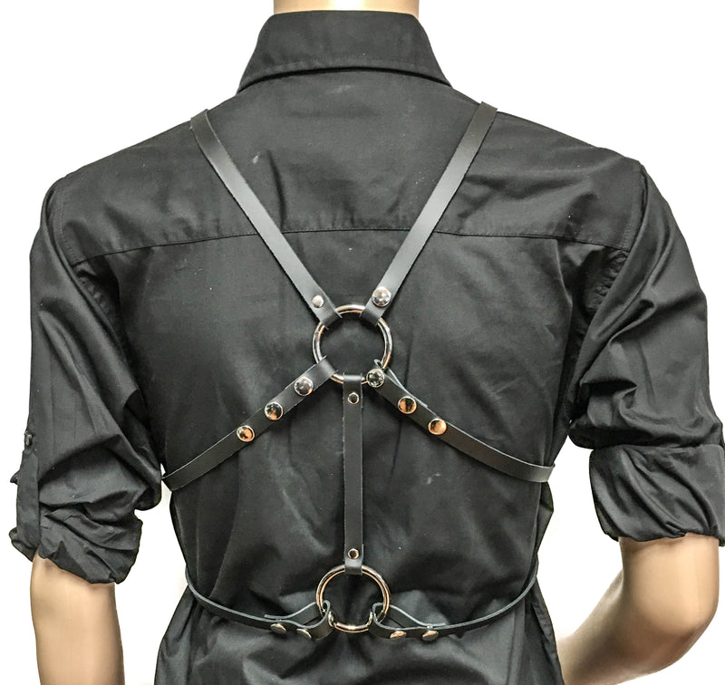 6 Thin Strap Casual Leather Harness