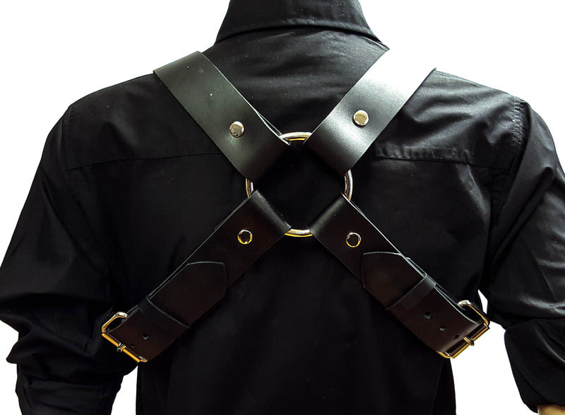 Wide 3" Ring 1 3/4 Leather Harness