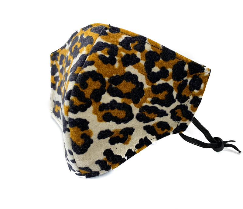 Leopard Fabric Face Mask fabric face covering mask