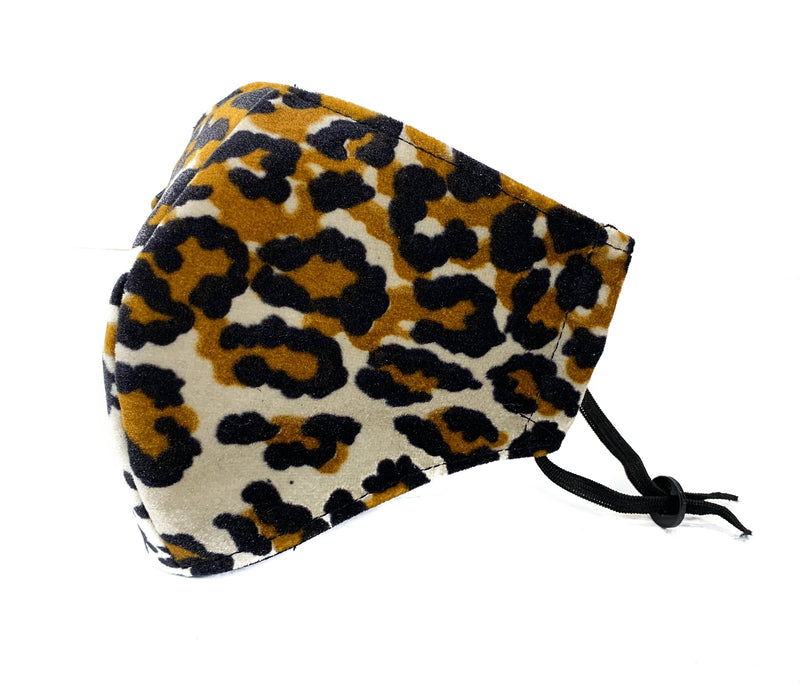 Leopard Fabric Face Mask fabric face covering mask