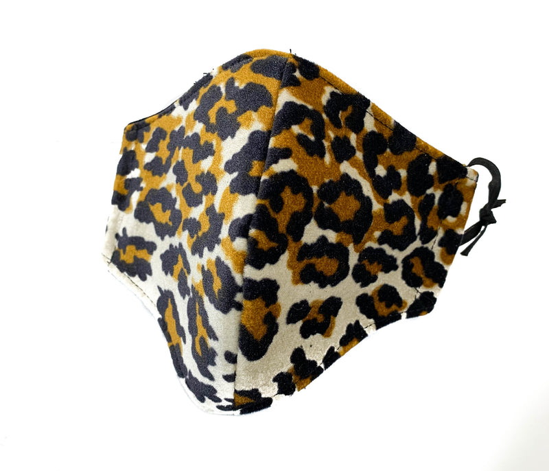 Leopard Fabric Face Mask fabric face covering mask