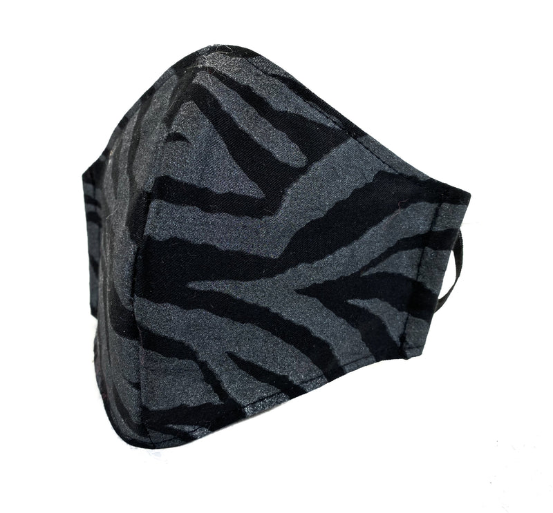 Black Zebra Face Mask Mouth Cover Face Cover Mask