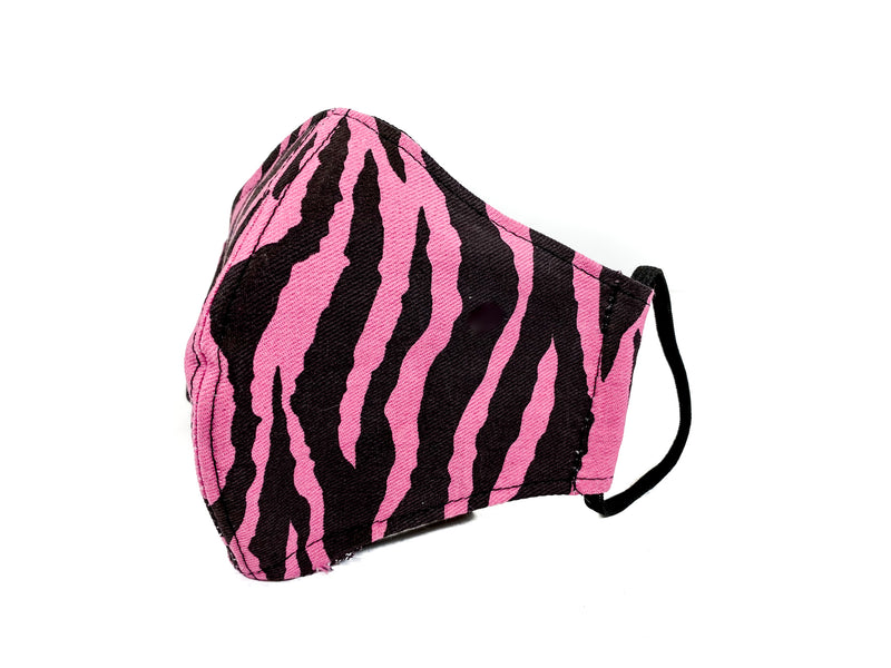 Pink Zebra Face Mask Mouth Cover Face Cover Mask