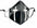Goth Cross Patent Leather Face Mask