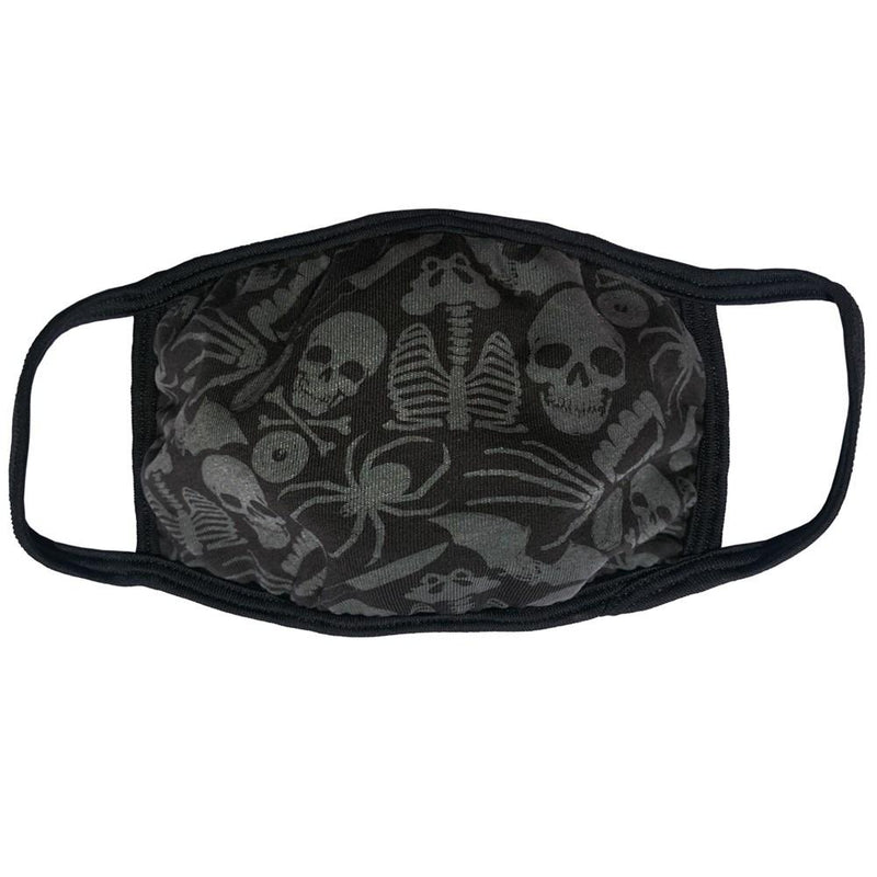 Grey Death Repeat Face Mask Face Cover Mouth Cover