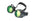 Black Plain Goggles Color Lens