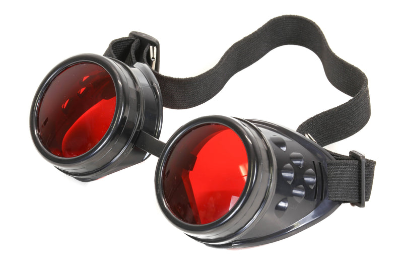 Black Plain Goggles Color Lens