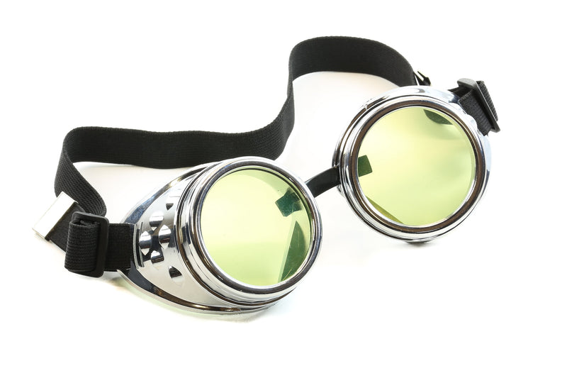 Silver Plain Goggles Color Lens