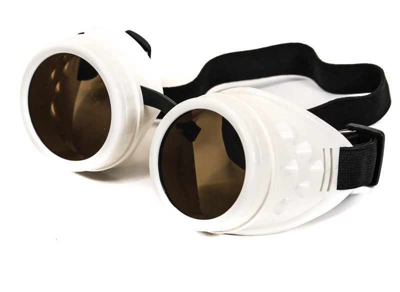 White Plain Goggles Color Lens