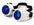 White Plain Goggles Color Lens