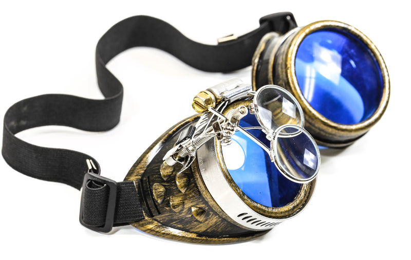 Brass Goggles Color Lens 2X Loupe