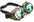 Brass Goggles Color Lens 2X Loupe