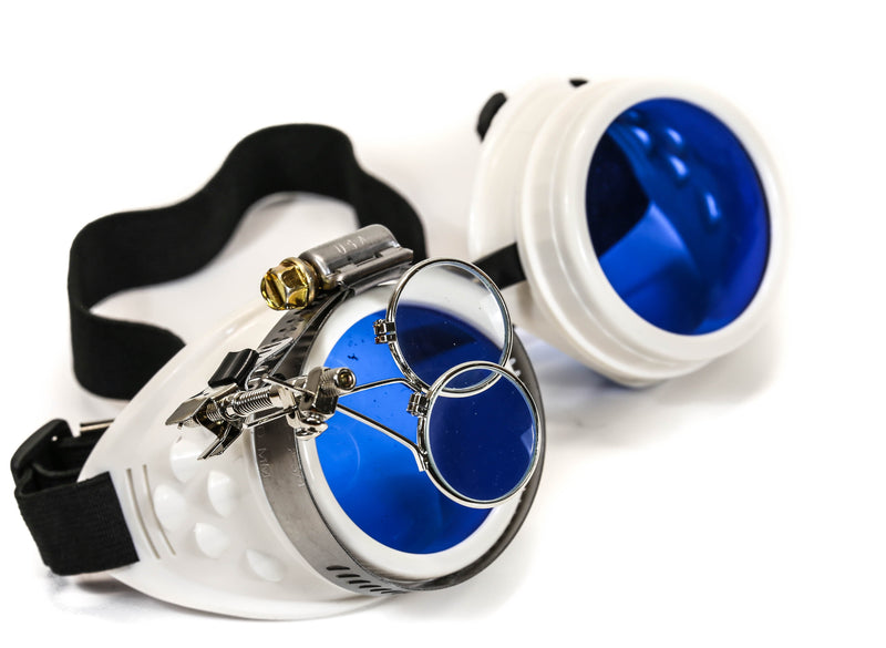 White Goggles Color Lens