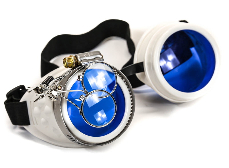 White Goggles Color Lens