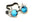 Silver Goggles Color Lens