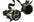 Black Steampunk Loupe Goggles