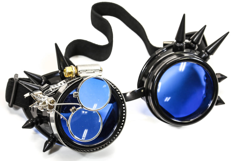 Black Steampunk Loupe Goggles