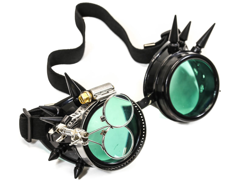 Black Steampunk Loupe Goggles