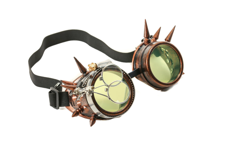 Copper Steampunk Loupe Goggles