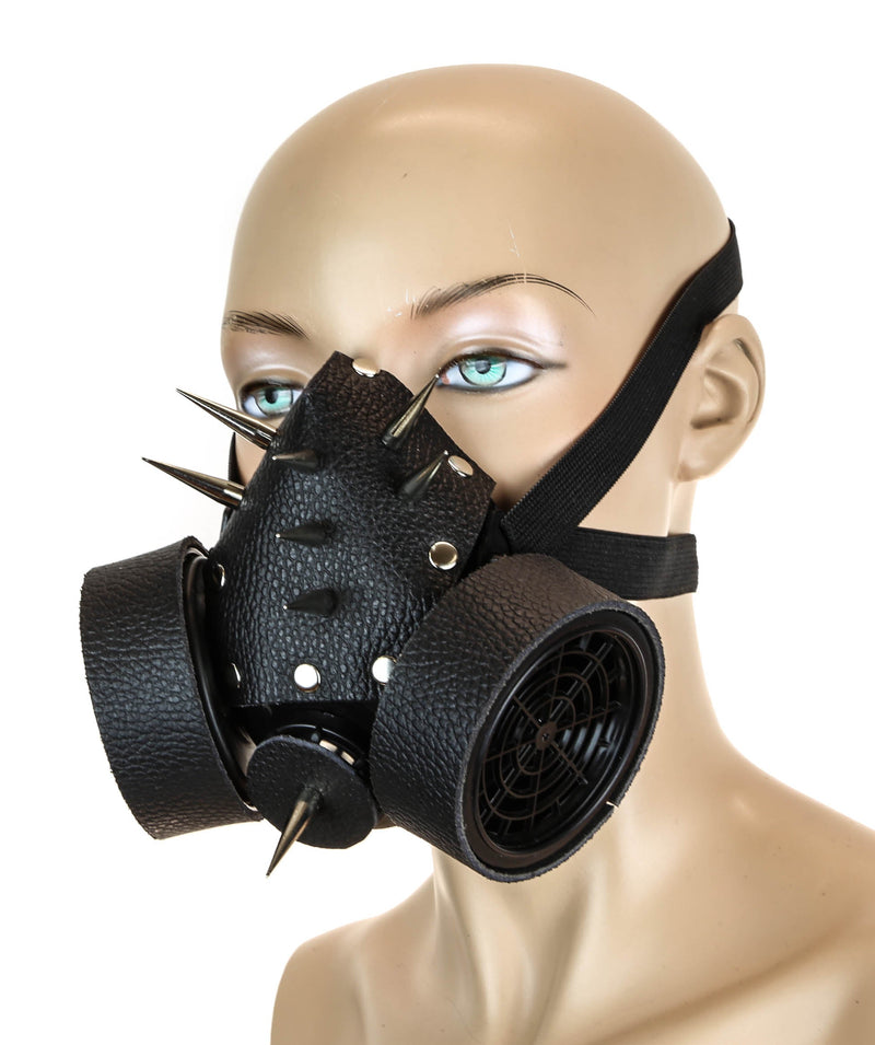 Leather Gas Mask Respirator