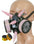 Neon Spike Gas Mask Respirator