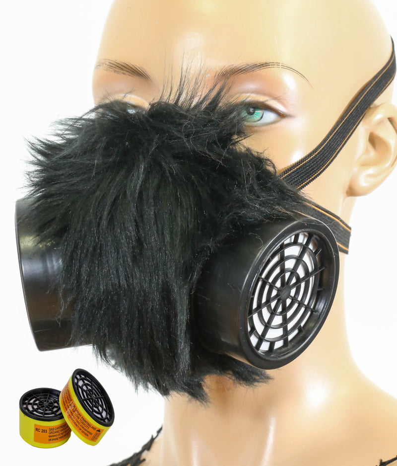 Fur Gas Mask Respirator