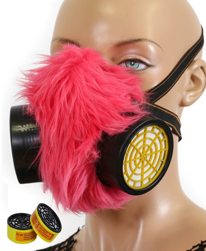 Fur Gas Mask Respirator