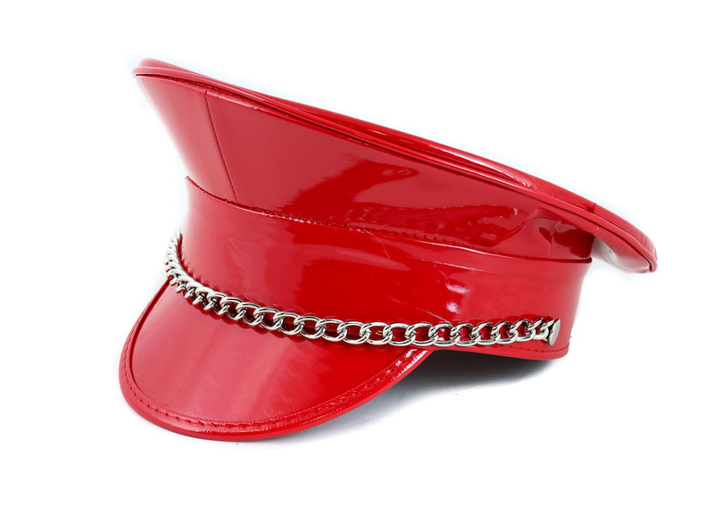Red Chain Captain Hat