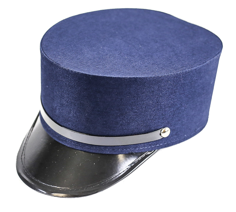 Plain Blue Conductor Cadet Hat
