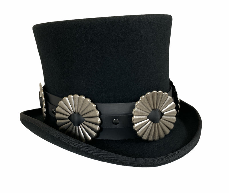 Large Concho Top Hat