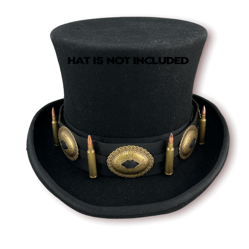 Brass Bullet Concho Tophat