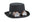 Steampunk Top Hat Wool Felt  Goggles