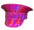 Rainbow Holographic Captain Hat