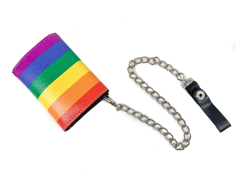 Rainbow Pride Bikers Wallet