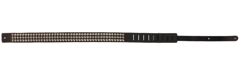 Conical Studded Genuine Leather Guitar Strap