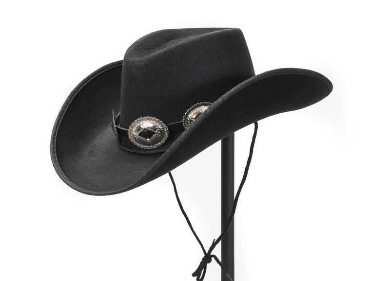Conch Western Cowboy Hat  Wide Brim Leather Removable Band