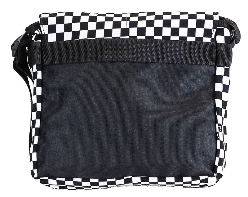 Black And White Checkerboard Gothic Handbag