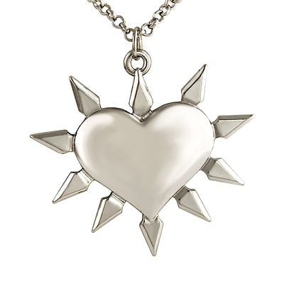Heart With Spikes Necklace