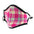 Plaid Punk Style Face Mask