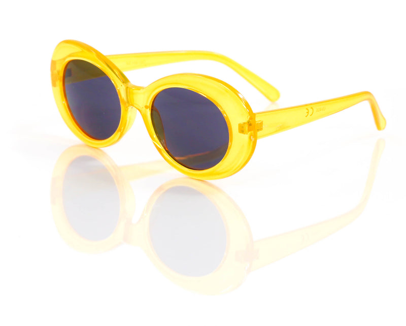 Yellow Neon Clout Goggles Sunglasses  Alternative Punk Rave Goth Emo