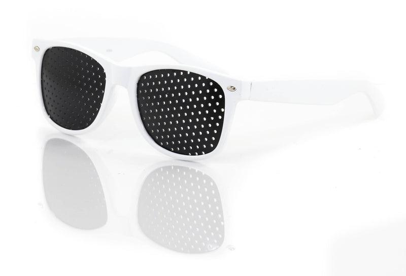 White Mesh Lens Sunglasses Retro Unisex Eye wear Glasses